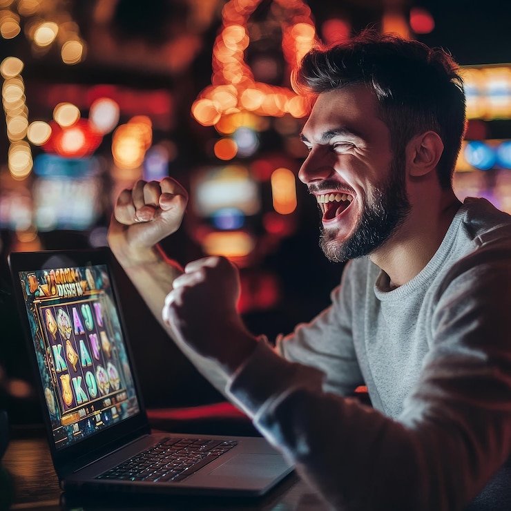 Dashboard platform bosswd menampilkan kategori permainan slot, live casino, dan sportsbook